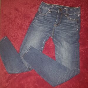 American Eagle Outfitters Dark Blue Skinny Jeans